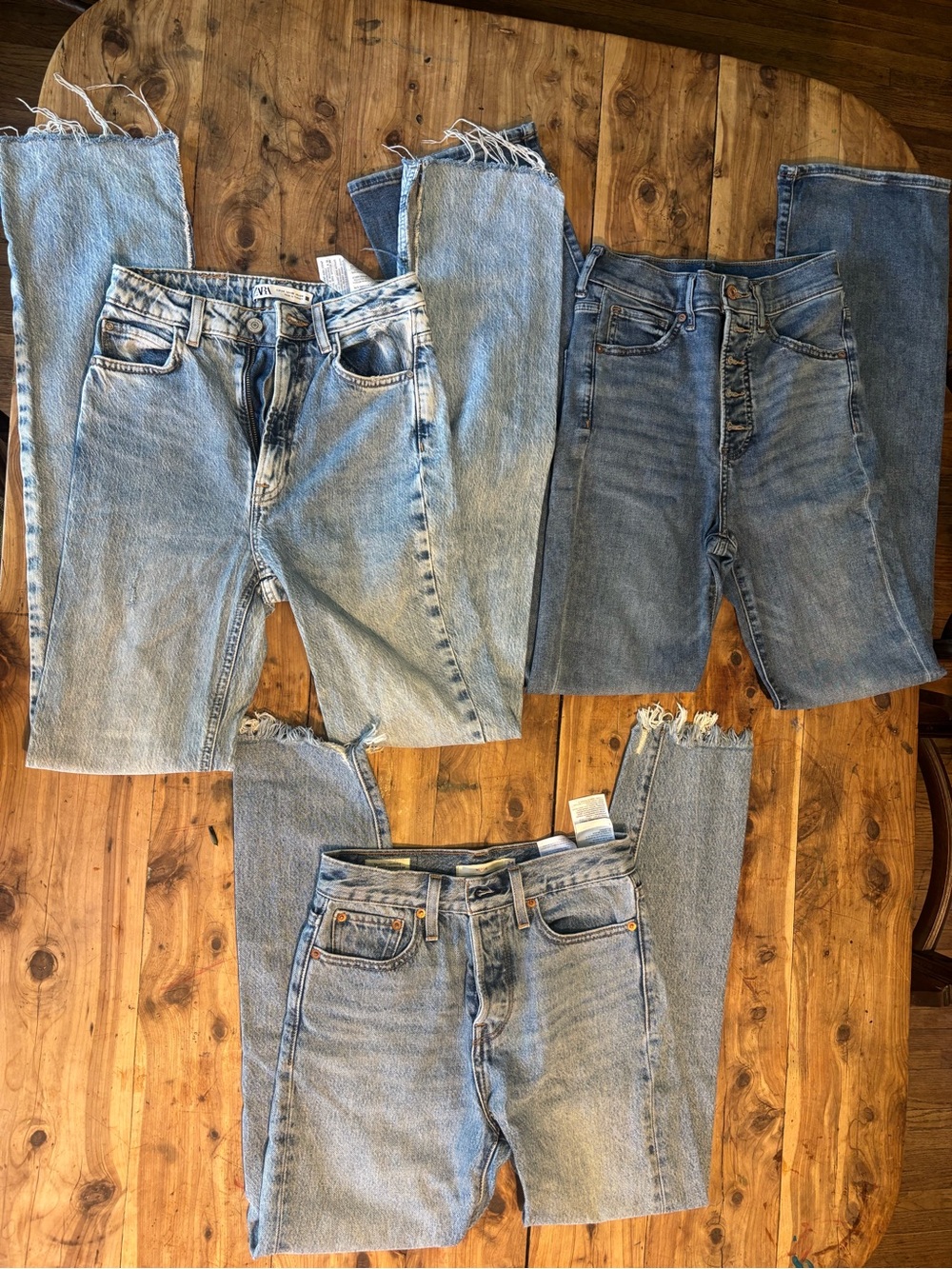 Zara, Express, Levi’s Jeans LOT